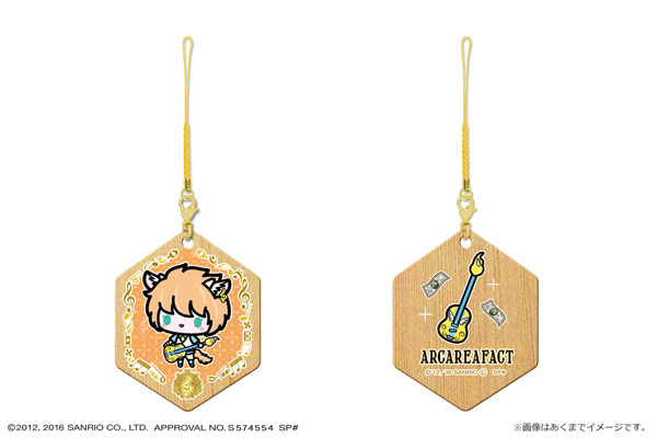 「SHOW BY ROCK！！」木製ストラップ 14(セレン)[カナリア]《在庫切れ》