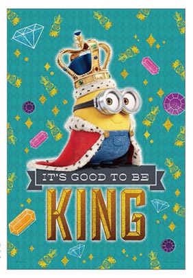 ジグソーパズル ミニオンズ キング 300ピース (03-852)[やのまん]《在庫切れ》