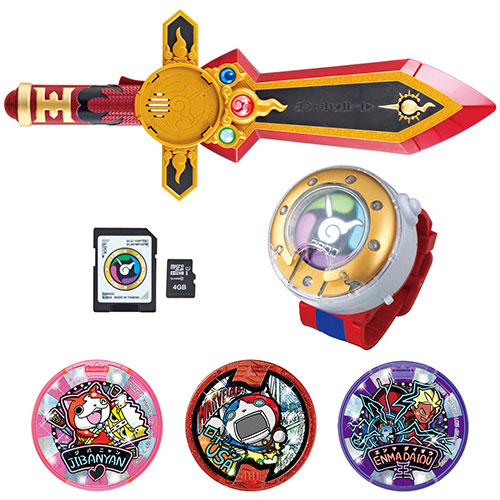 BANDAI - DX妖怪ウォッチ6個　エンマ着替1個　メダル　メダル萬全集　SDカード　セット BANDAI - DX妖怪ウォッチ6個 エンマ着替1個 メダル メダル萬全集