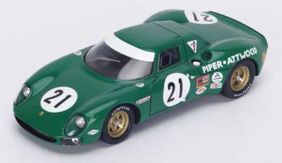 FERRARI 250 LM 24 H LE MANS 1968 PIPER-ATTWOOD n21 1:43 SALVAT IXO HARD BOX - BCN STOCK CARS