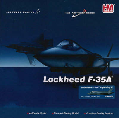 1/72 F-35A ライトニングII 第34戦闘飛行隊[ホビーマスター]《在庫切れ》
