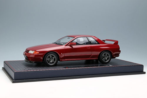 1/18 ニッサン スカイライン GT-R (BNR32) 1993 レッドパールメタリック[メイクアップ]【送料無料】《在庫切れ》