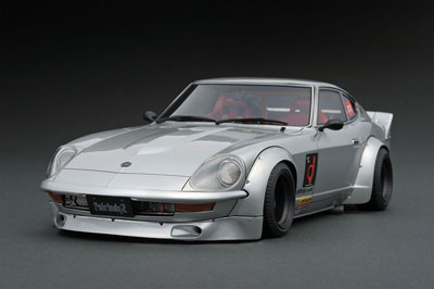 1/18 ニッサン Fairlady 240ZG (HS30) Full Works Silver
