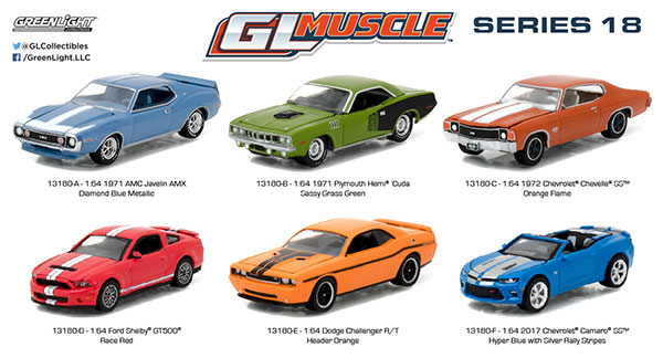 1/64 Muscle Series 18 6個入りアソート[グリーンライト]《在庫切れ》