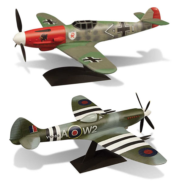 1/72 スピットファイア Mk.22 VS メッサーシュミット Bf109G