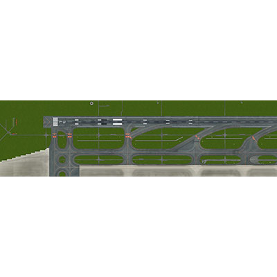 1/1000 精密イラスト 羽田空港RWY16L(3枚組)51.5×61cm×3枚 宮沢