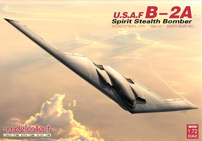 1/72 B-2A スピリット ステルス 爆撃機 プラモデル[モデルコレクト 