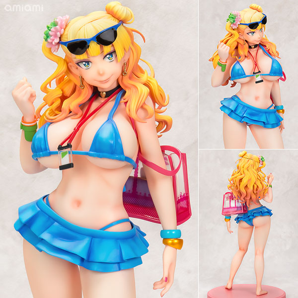 【中古】おしえて！ ギャル子ちゃん 水着のギャル子ちゃん 1/6 完成品フィギュア[ダイキ工業]