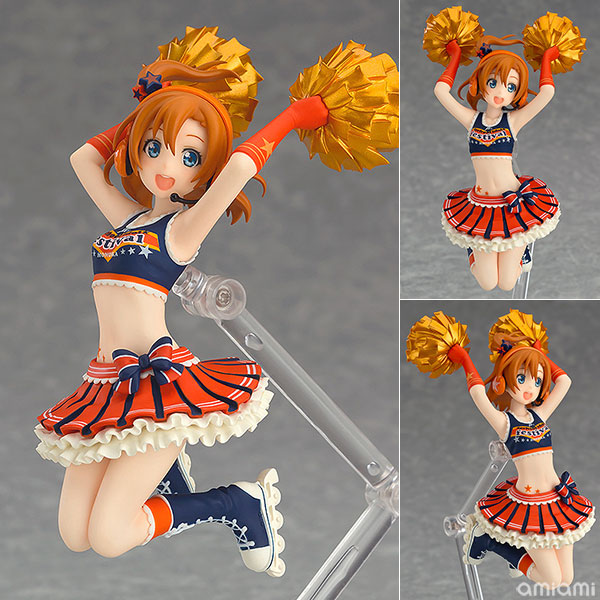 【中古】【特典】figFIX ラブライブ！ スクールアイドルフェスティバル 高坂穂乃果 チアガールver. 完成品フィギュア（GOOD SMILE ONLINE SHOP限定）[マックスファクトリー]