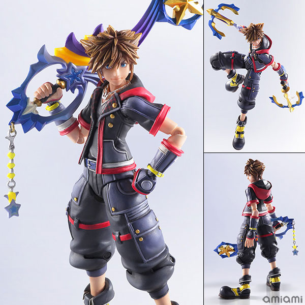 【中古】KINGDOM HEARTSIII BRING ARTS ソラ アクションフィギュア[スクウェア・エニックス]