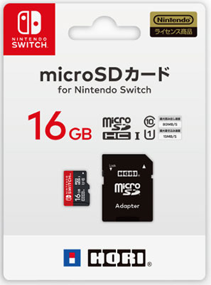 マイクロSDカード 16GB for Nintendo Switch[ホリ]《在庫切れ》