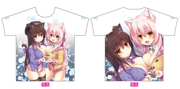 Syroh先生 描き下ろしフルグラフィックTシャツ シア＆ミア/L[カーテン魂]《在庫切れ》