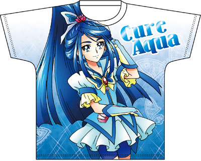 全プリキュア フルカラープリントtシャツ Yes プリキュア5gogo キュアアクア L スリーシックスティ 在庫切れ