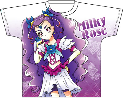 全プリキュア・フルカラープリントTシャツ/「Yes！プリキュア5GoGo！」ミルキィローズ XL