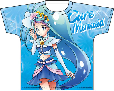 全プリキュア フルカラープリントtシャツ Go プリンセスプリキュア キュアマーメイド M スリーシックスティ 在庫切れ