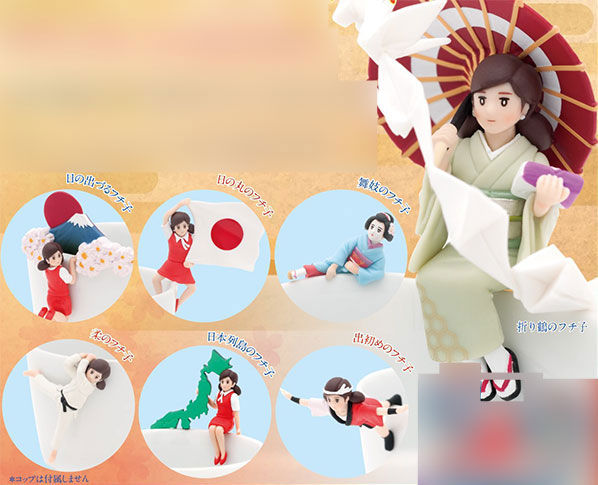 コップのフチ子 JAPAN 12個入りBOX（再販）[奇譚クラブ]《在庫切れ》