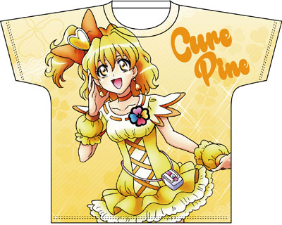 全プリキュア・フルカラープリントTシャツ/「フレッシュプリキュア！」キュアパイン M[スリーシックスティ]《在庫切れ》
