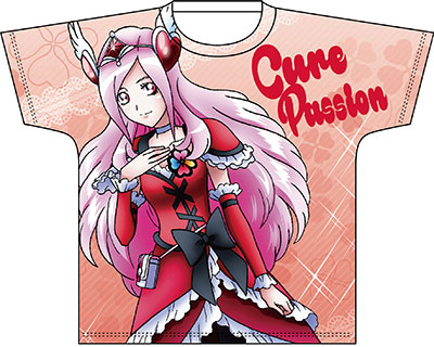 全プリキュア・フルカラープリントTシャツ/「フレッシュプリキュア！」キュアパッション M[スリーシックスティ]《在庫切れ》