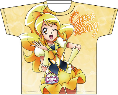 全プリキュア・フルカラープリントTシャツ/「ハピネスチャージプリキュア！」キュアハニー S[スリーシックスティ]《在庫切れ》