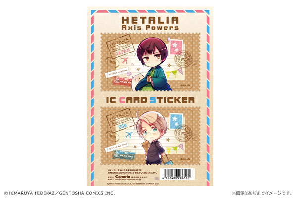 ヘタリア日本アメリカICカードステッカー