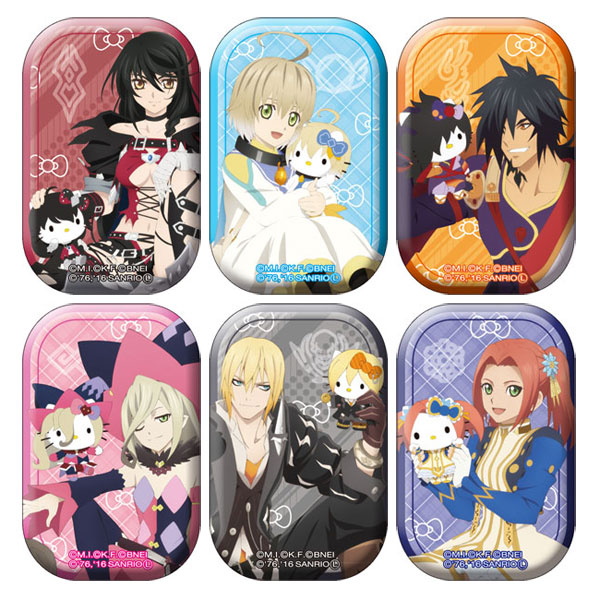 テイルズ オブ ベルセリア × HELLO KITTY キャラバッジコレクション 6