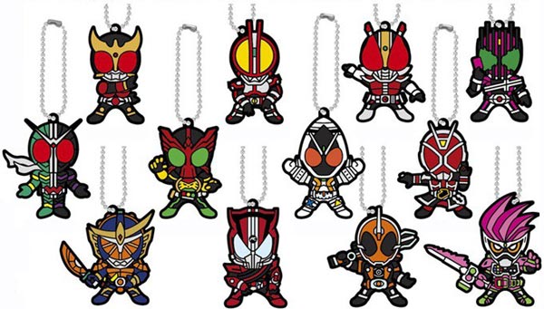 ラバーマスコット 仮面ライダーシリーズ 平成ver 12個入りbox バンダイ 在庫切れ