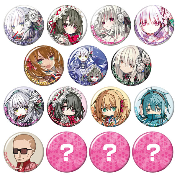 クロックワーク・プラネット トレーディング缶バッジ 15個入りBOX