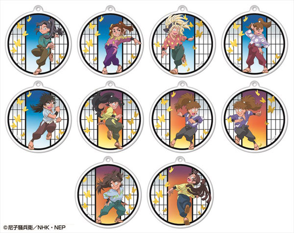 忍たま乱太郎 キラキラアクリルキーチェーンコレクション 第二弾 五年生セット 忍たま乱太郎 キラキラアクリルキーチェーンコレクション 第二弾