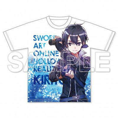 Tシャツ キリト フルグラフィック Tシャツ ソードアート・オンライン ソードアート・オンライン フルグラフィックTシャツ A キリト
