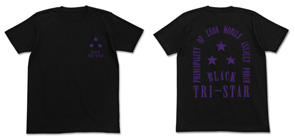 機動戦士ガンダム BLACK TRI-STAR Tシャツ/ブラック-M[コスパ]