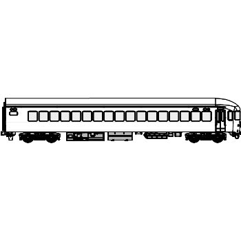 TW20-012 国鉄23系客車 ナハフ20(曲)[トラムウェイ]《在庫切れ》