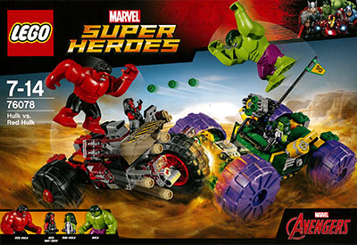 LEGO マーベル スーパーヒーローズ 76078 ハルクvsレッドハルク - 知育玩具