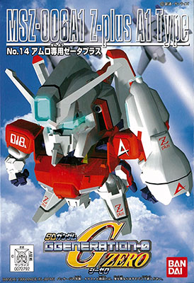 【中古】SDガンダム G-GENERATION No.14 アムロ専用ゼータプラス プラモデル[バンダイ]