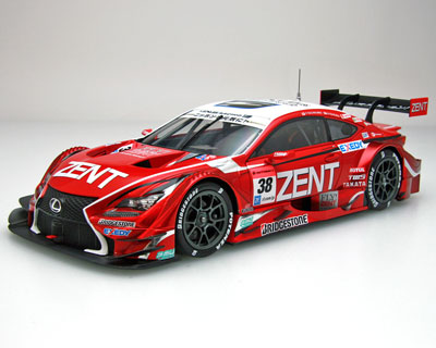 エブロ1/18 スーパーGTゼントセルモRC F 2015 岡山 - ミニカー