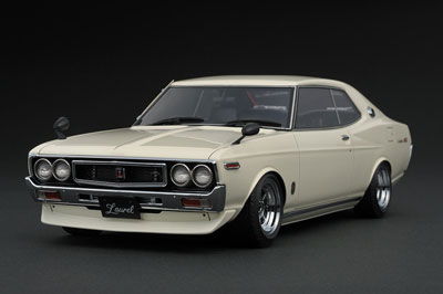 1/18 Nissan Laurel 2000SGX (C130) White※Hayashi-Wheel