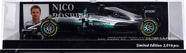 1/43 メルセデス AMG ペトロナス F1 W07 ハイブリッド ニコ 