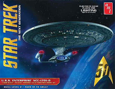 1/1400 新スタートレック NCC-1701-D U.S.S エンタープライズ クリアー 