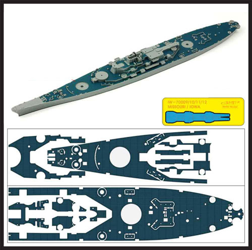 2Fujimi ホビー 1/700 インフィニモデル IW-70011 アメリカ海軍 戦艦