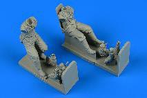 1/32 ソ連空軍Il-2m3 パイロット＆銃手w/シート (TP社用)[エアロボーナス]《在庫切れ》