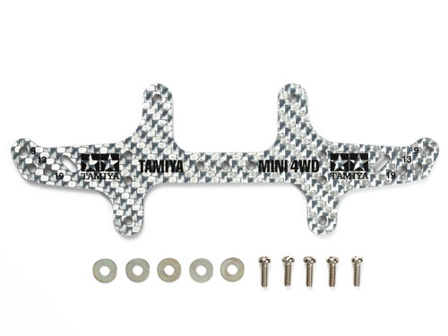 ミニ四駆特別企画 HG カーボンマルチワイドリヤステー(1.5mm/シルバー 