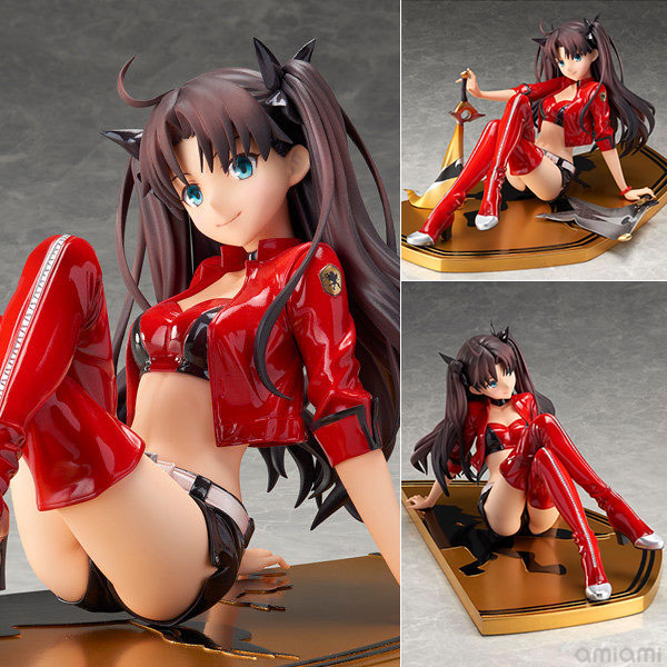 【中古】Fate/stay night 遠坂凛 TYPE-MOON RACING Ver. 1/7 完成品フィギュア[ストロンガー]