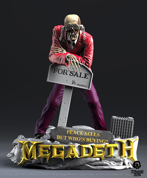 Megadeath ヴィック ラトルヘッド ピース セルズスタチュー