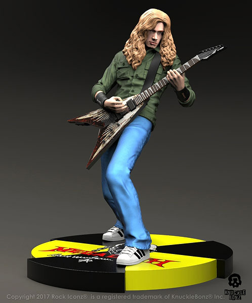 Megadeath デイブ ムステイン スタチュー[KnuckleBonz]【送料無料