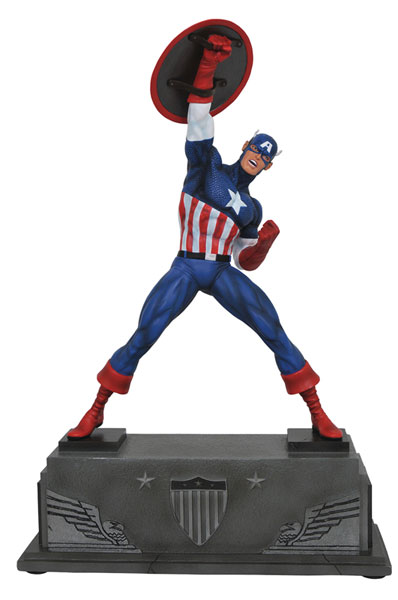 『マーベル・コミック』スタチュー プレミアコレクション キャプテン・アメリカ[ダイアモンドセレクト]《在庫切れ》