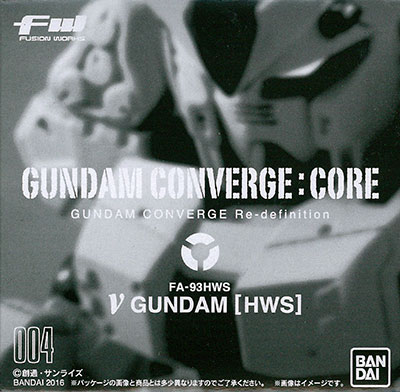 中古】(本体A-/箱B)FW GUNDAM CONVERGE：CORE νガンダム(HWS