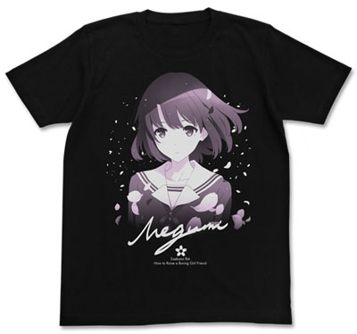 冴えない彼女の育てかた♭ 加藤恵Tシャツ/ブラック-S[コスパ]