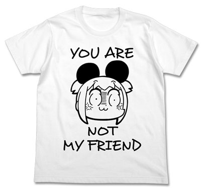 ポプテピピック ポプ子のけものTシャツ/ホワイト-XL（再販）[コスパ]《０９月予約》