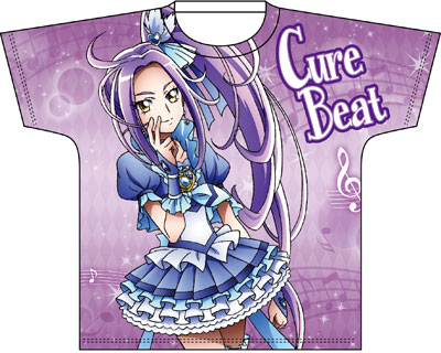 全プリキュア・フルカラープリントTシャツ 「スイートプリキュア」キュアビート S[スリーシックスティ]《在庫切れ》