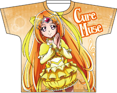 全プリキュア・フルカラープリントTシャツ 「スイートプリキュア」キュアミューズ L[スリーシックスティ]《在庫切れ》