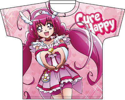 全プリキュア・フルカラープリントTシャツ 「スマイルプリキュア！」キュアハッピー M[スリーシックスティ]《在庫切れ》